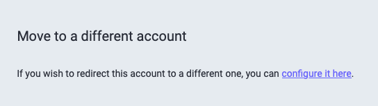a screenshot of the Mastodon settings screen: you can move your account and keep all your followers